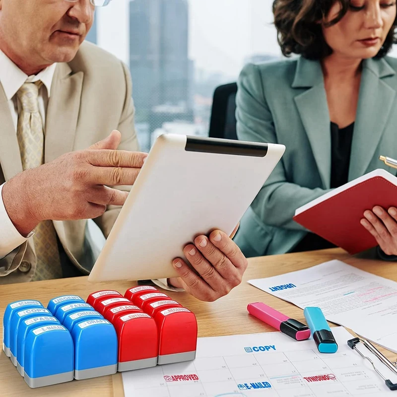 16 шт. самозаполняющиеся марки для офиса