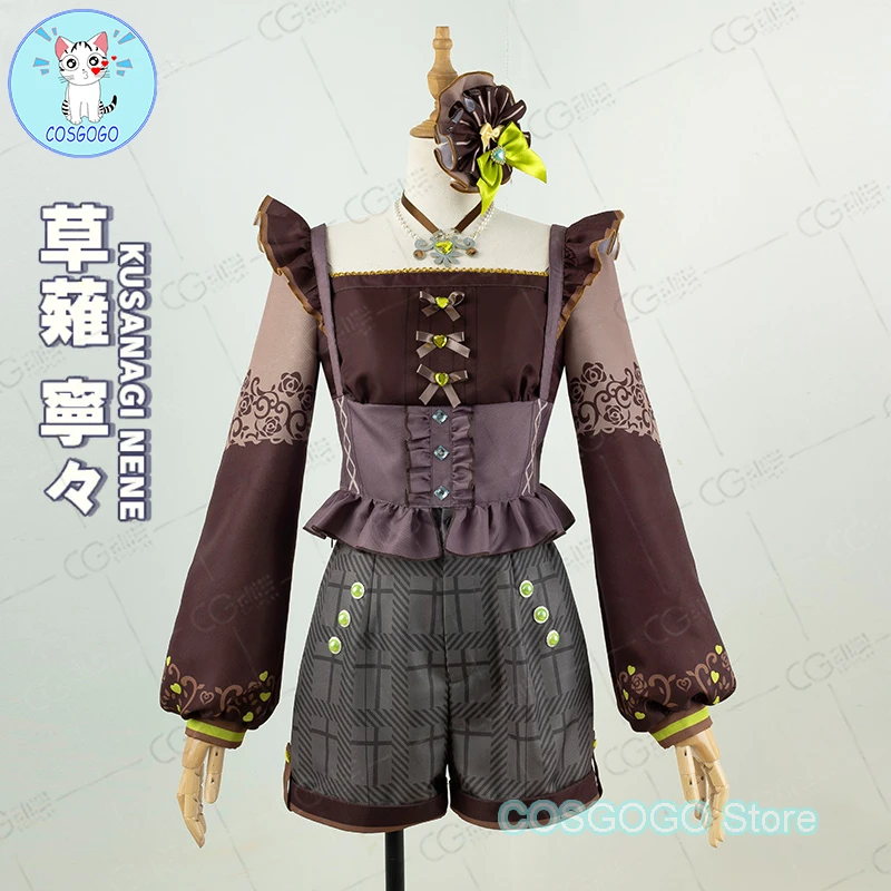 Игровой проект Sekai Kusanagi Nene карнавальный костюм наряды на Хэллоуин Лолиты PJSK