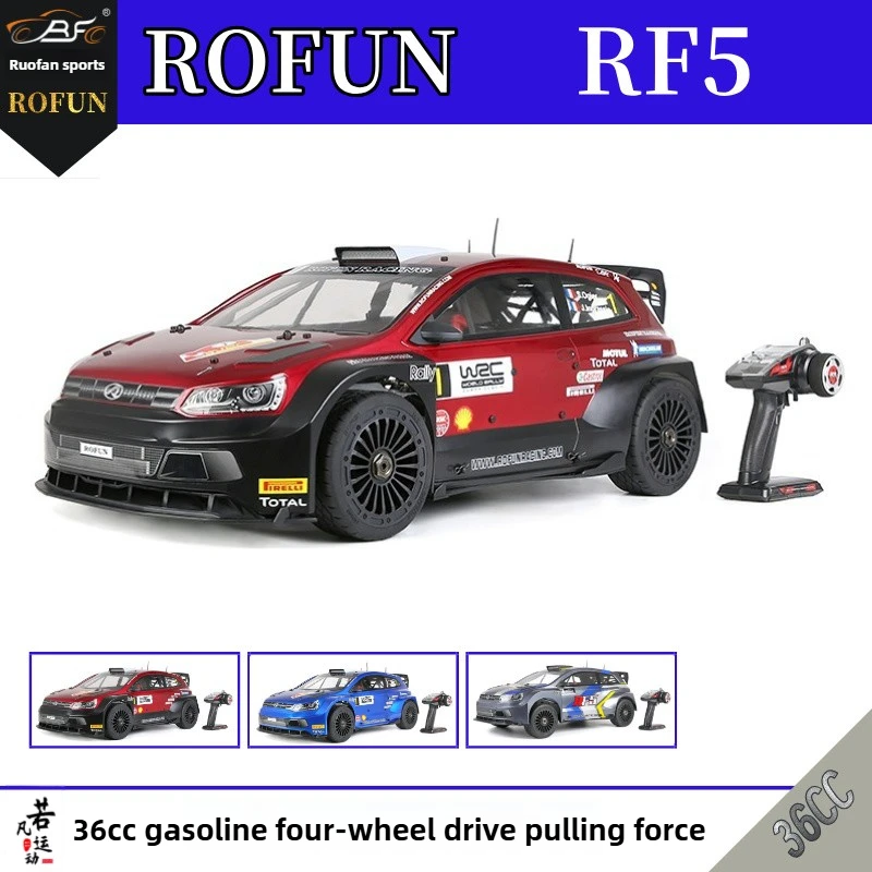 1/5 ROFUN RF5 Раллийный автомобиль Бензин 36CC 4WD Внедорожный альпинистский с