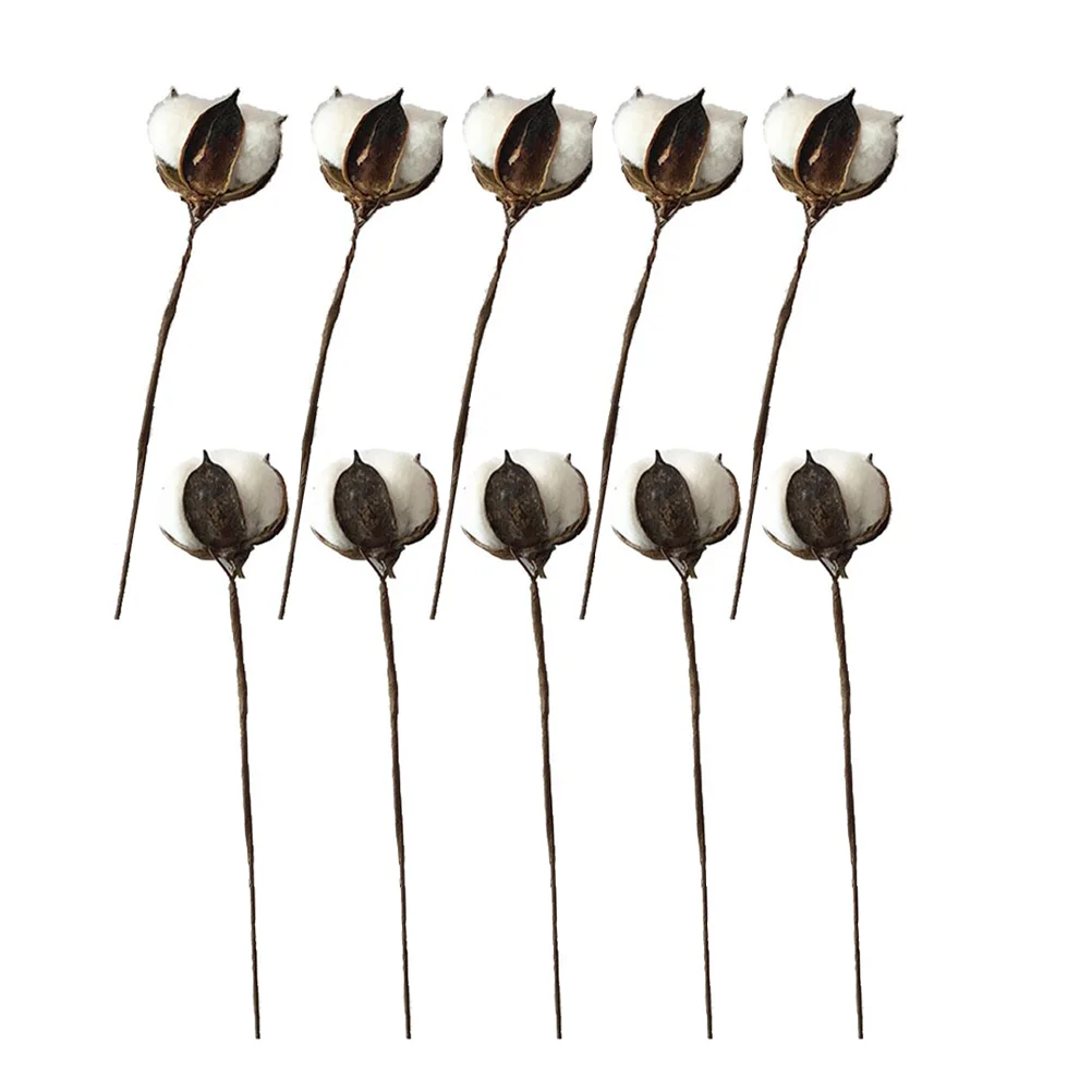 

10pcs Floral Decors Artificial Simulative Decorative Lifelike Exquisite Floral Decor for Festival