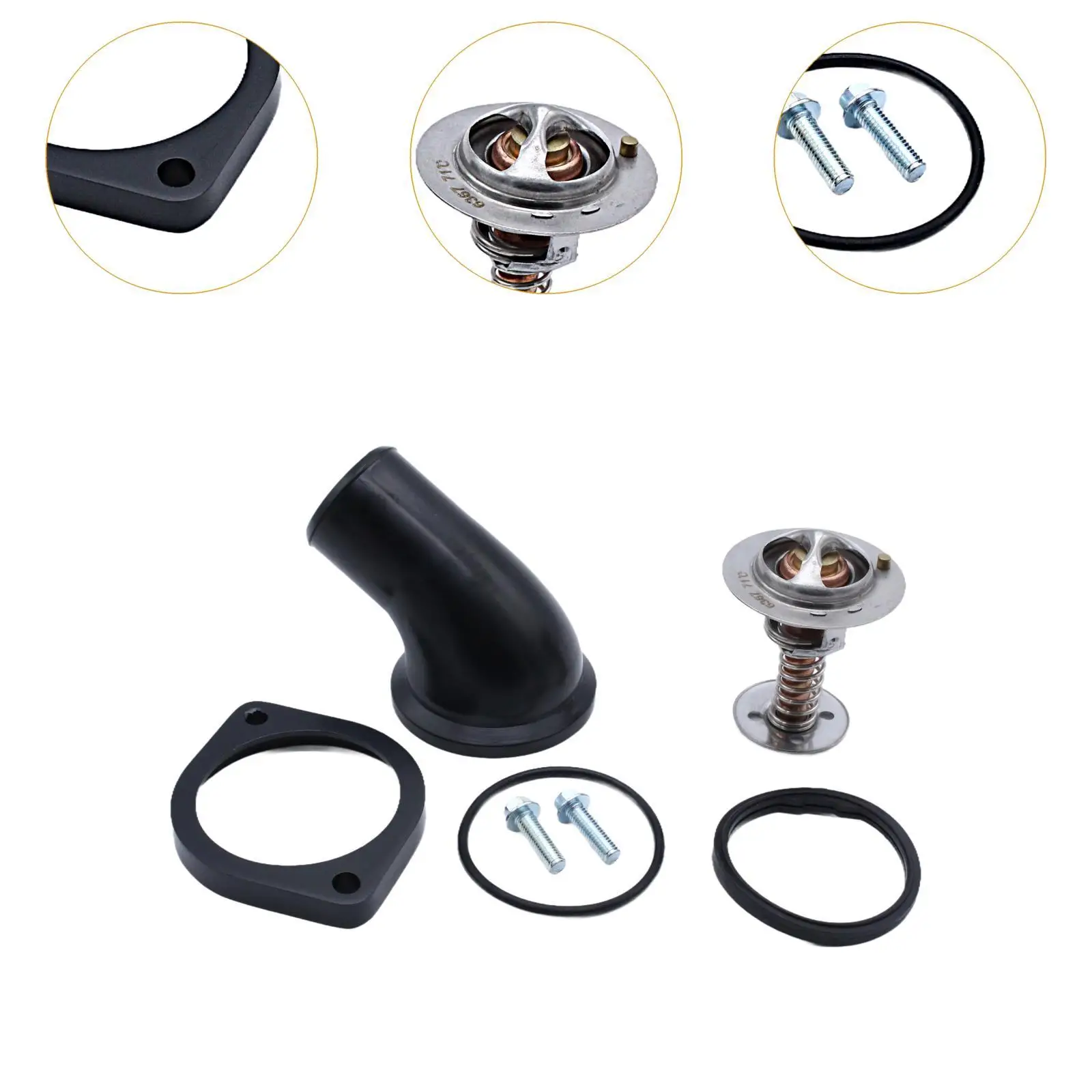 45 ° водонепроницаемый шейный корпус с термостатом легкая установка Высокая