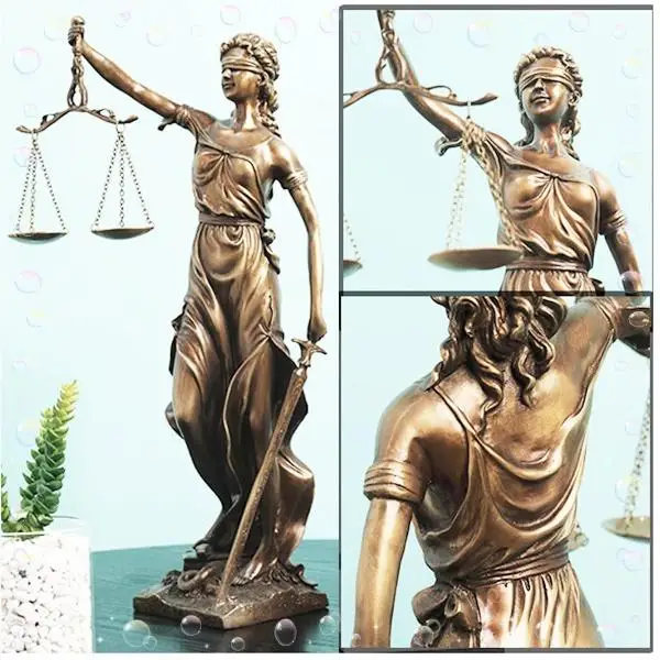 

Греческая мифология, богиня справедливости и справедливости, ретро скульптура, реалистичное искусство, ремесла из смолы, украшение для дом...