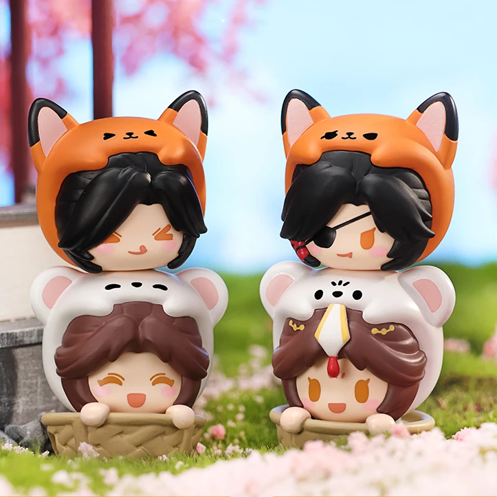 

4cm Heaven Officials Blessing Blind Box Xie Lian Hua Cheng Tian Guan Ci Fu Anime Mysteriou Surprise Box Figure Guess Bag Toy Kid