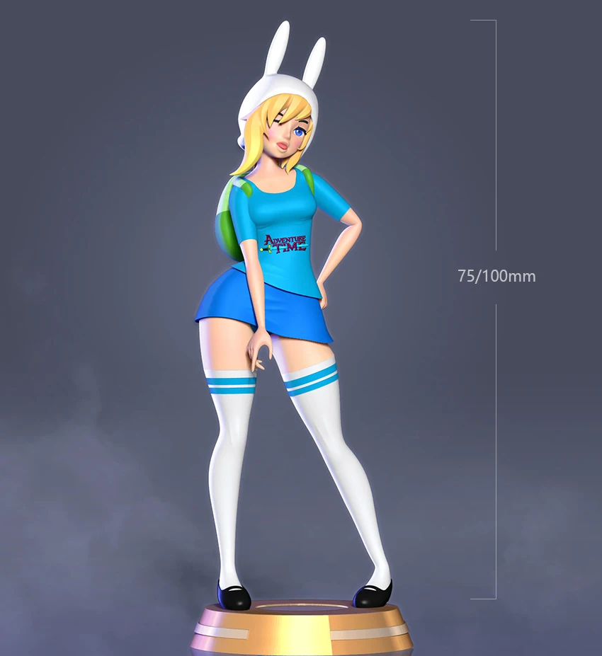 

1/24 75mm 1/18 100mm Resin Model Kits Cartoon Girl Figure Sculpture Unpainted No Color RW-646