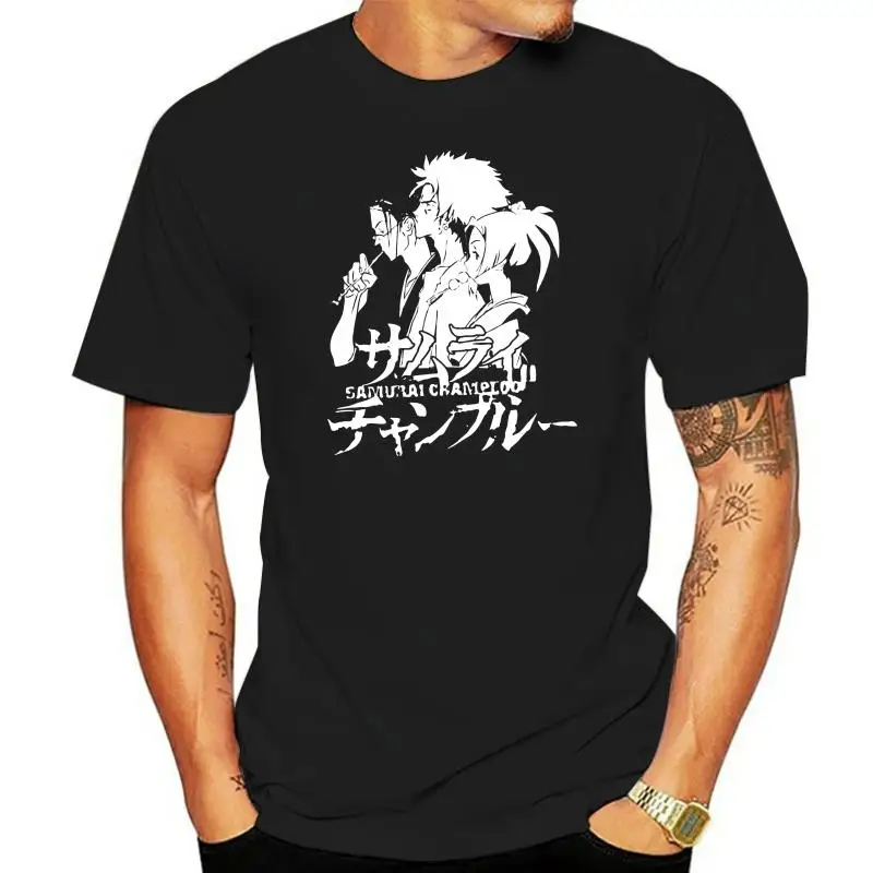 

Men's Samurai Champloo Mugen Japan Anime Tshirts Cotton Clothes Casual Round Neck Tee Shirt Tee Shirts