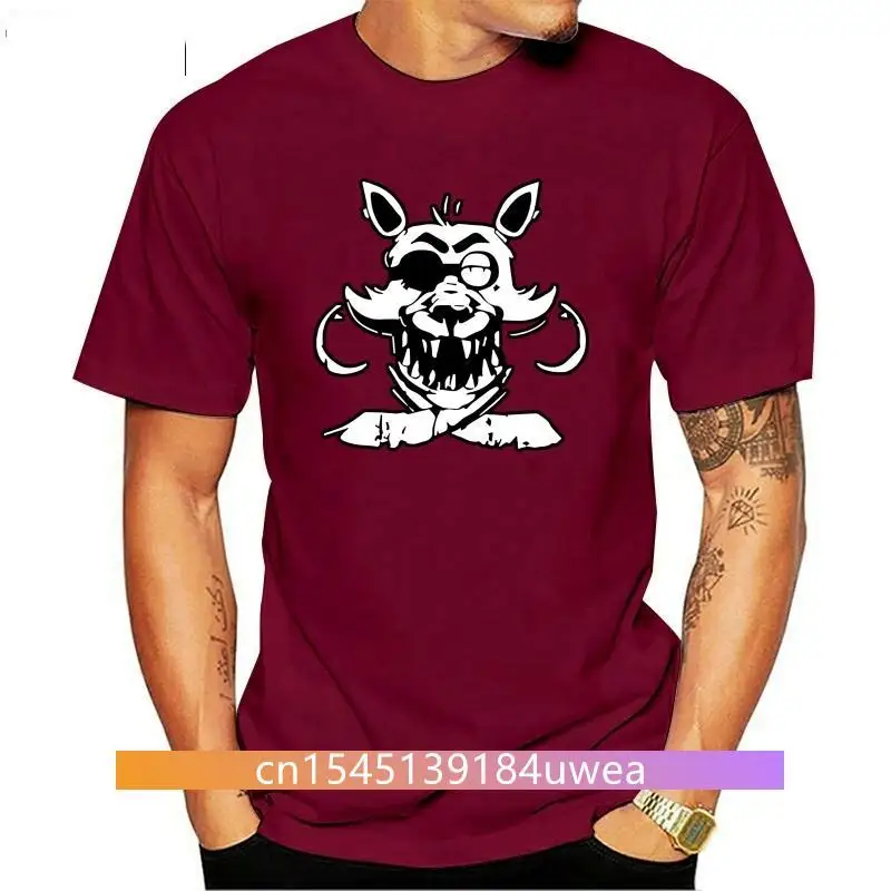 New 2021est Design Foxy Fnaf T Shirt For Women 100% Cotton Novelty Men And Women Tshirts O-Neck Clothes Short-Sleeve Tee Shirt