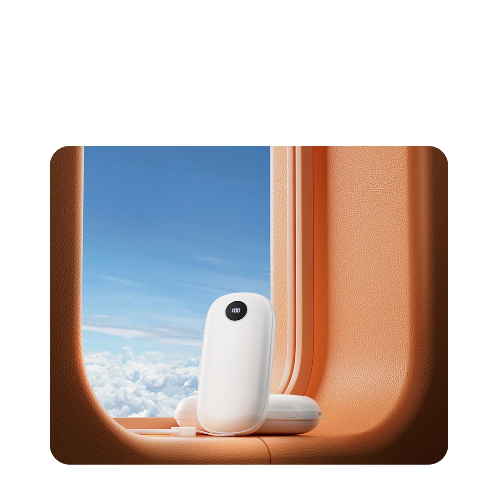 Перезаряжаемые Грелки Для Рук AI Грелка 2-в-1 Портативная Внешняя Батарея 4000 мАч