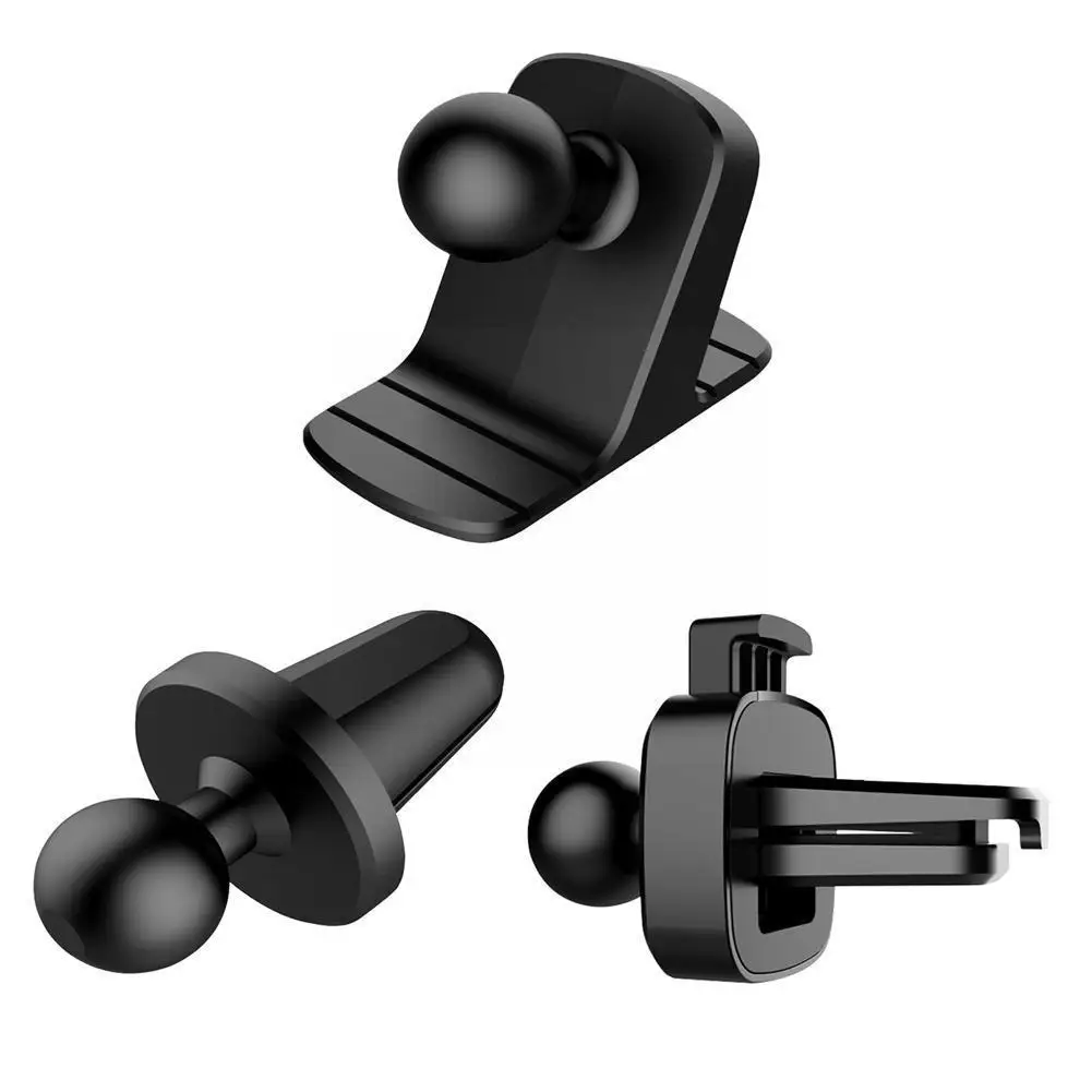 

17mm Ball Head Car Phone Holder Dashboard Mount Anti-skid Fixed Air Vent Stand Portable For Car Phone Holder Bracket Access B5Q2