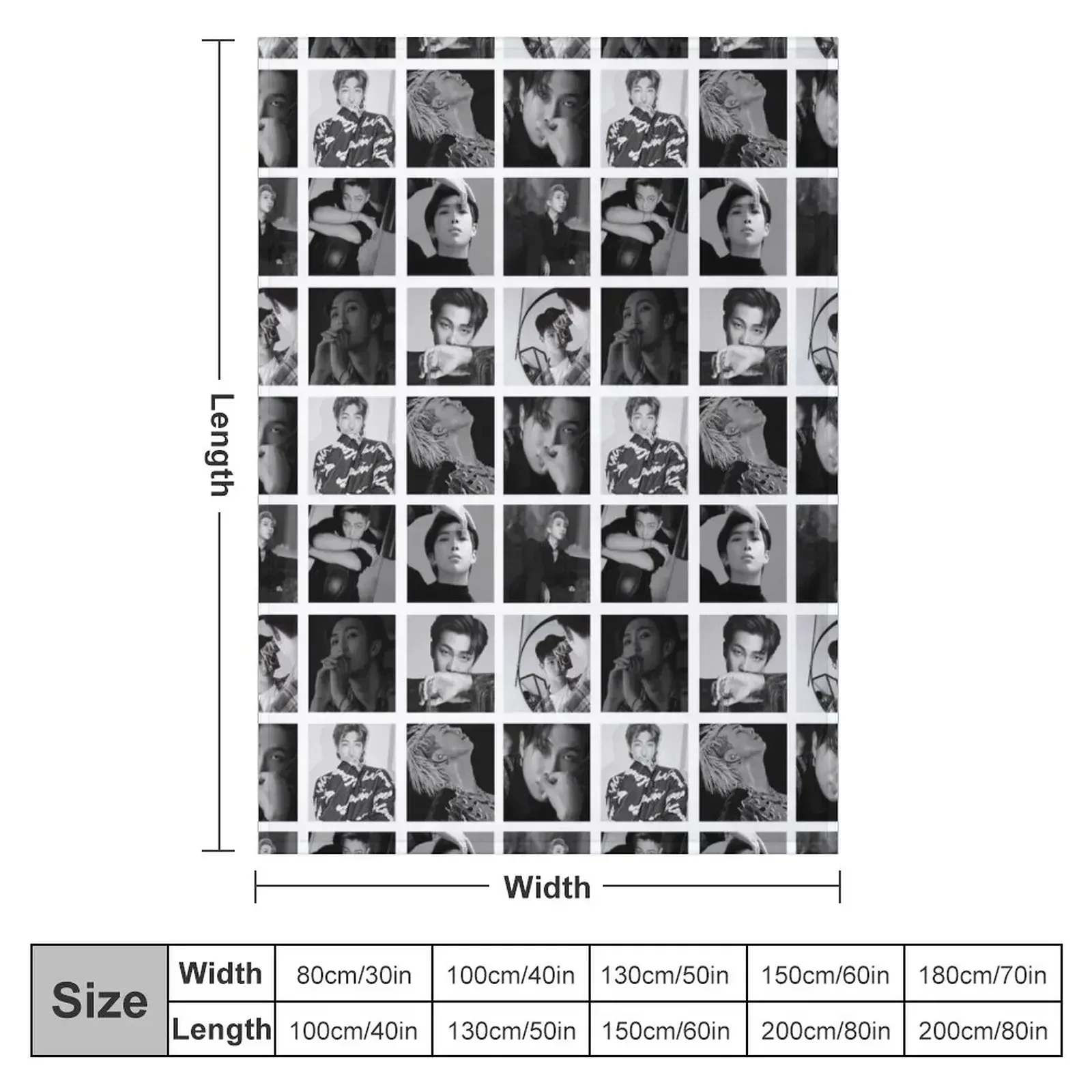 RM коллаж пледы волосы кровать модные одеяла