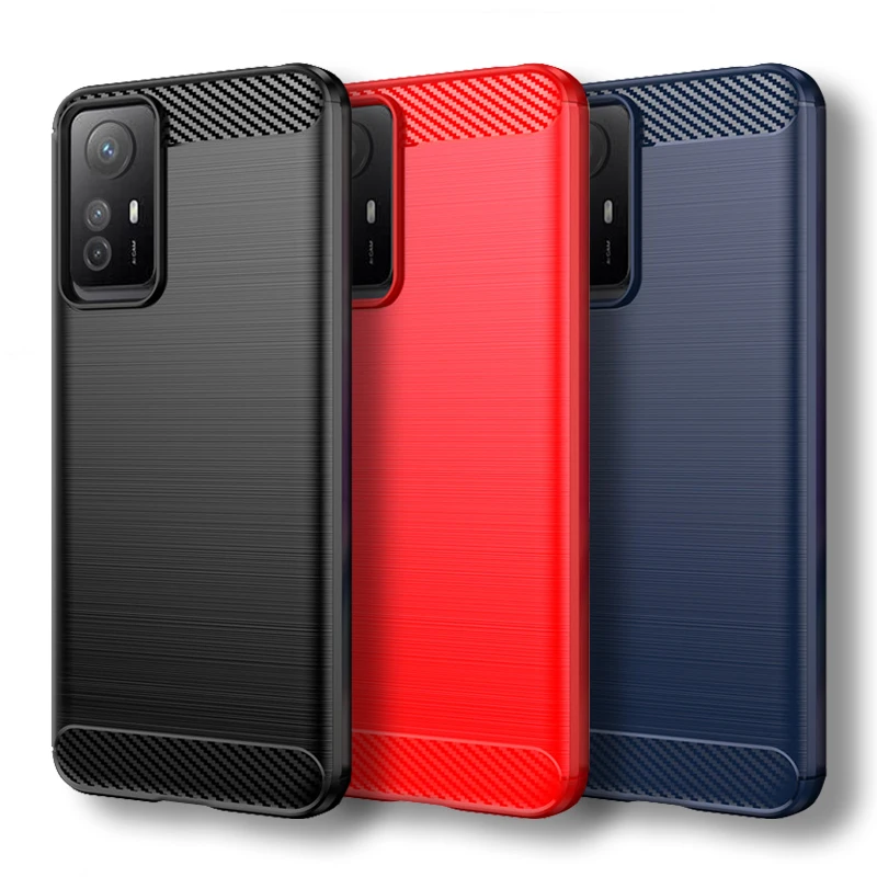 For Xiaomi Redmi Note 12S Case Redmi Note 12S Cover 6.43 Inch Shockproof Soft Silicone Bumper For Redmi Note 12S Fundas