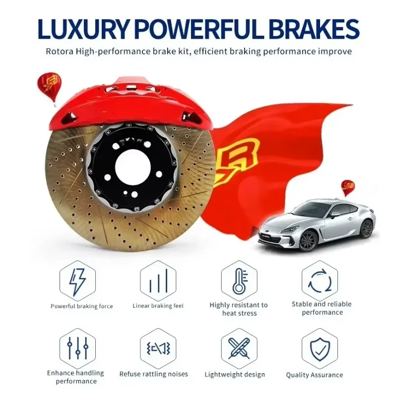 Новый 10-поршневой тормозной суппорт ROTORA RMX10S для F-PACE, Grand Cherokee, JiKe 001, Carnival2019-модернизацияапгрейд (art.: 3920dcfff87e0) - 3920dcfff87e0
