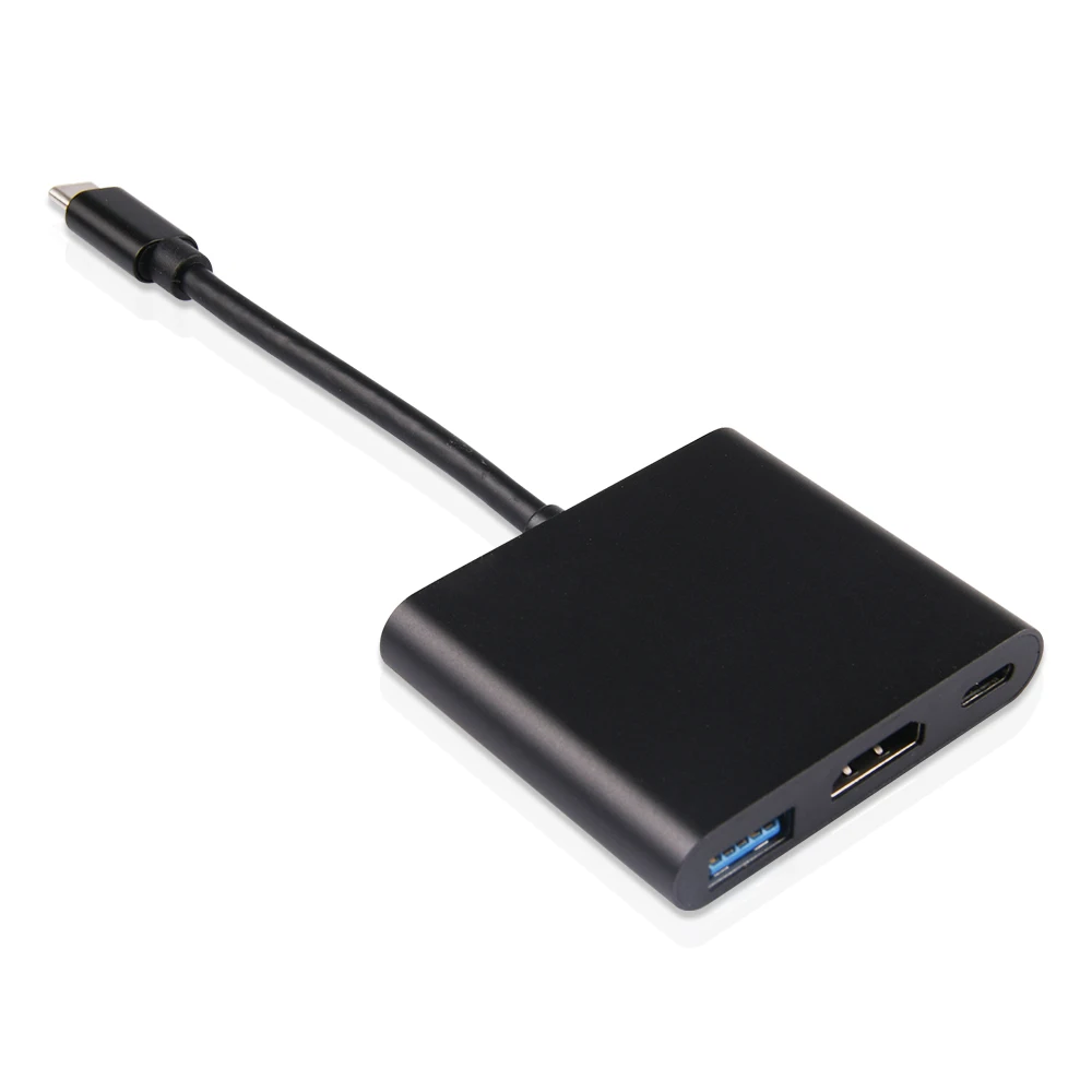 

Адаптер зарядный 3-в-1 USB Type-C на HDMI, USB 3,1