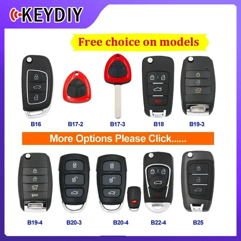KEYDIY KD Автомобильный ключ с дистанционным управлением модель B16 телефон B18 для KD900