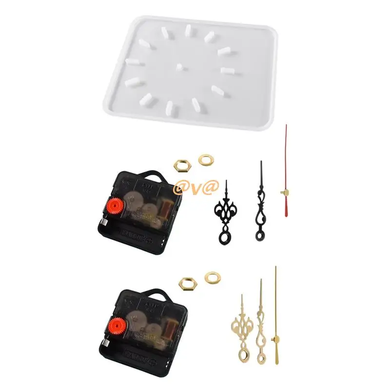 

Silicone Mold Handmade DIY Clock Silicone Resin Molds for Jewelry Making Tools