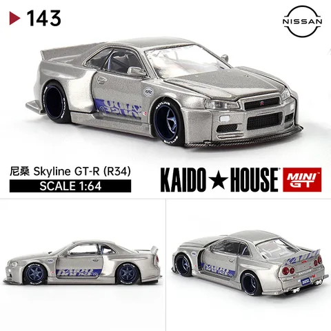 Mini gt nissan skyline r34 - купить недорого | AliExpress