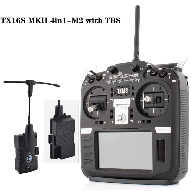 RadioMaster TX16S Mark II MKII V4.0 Hall Gimbal JP4in1 + TBS Crossfire MicroTX V2