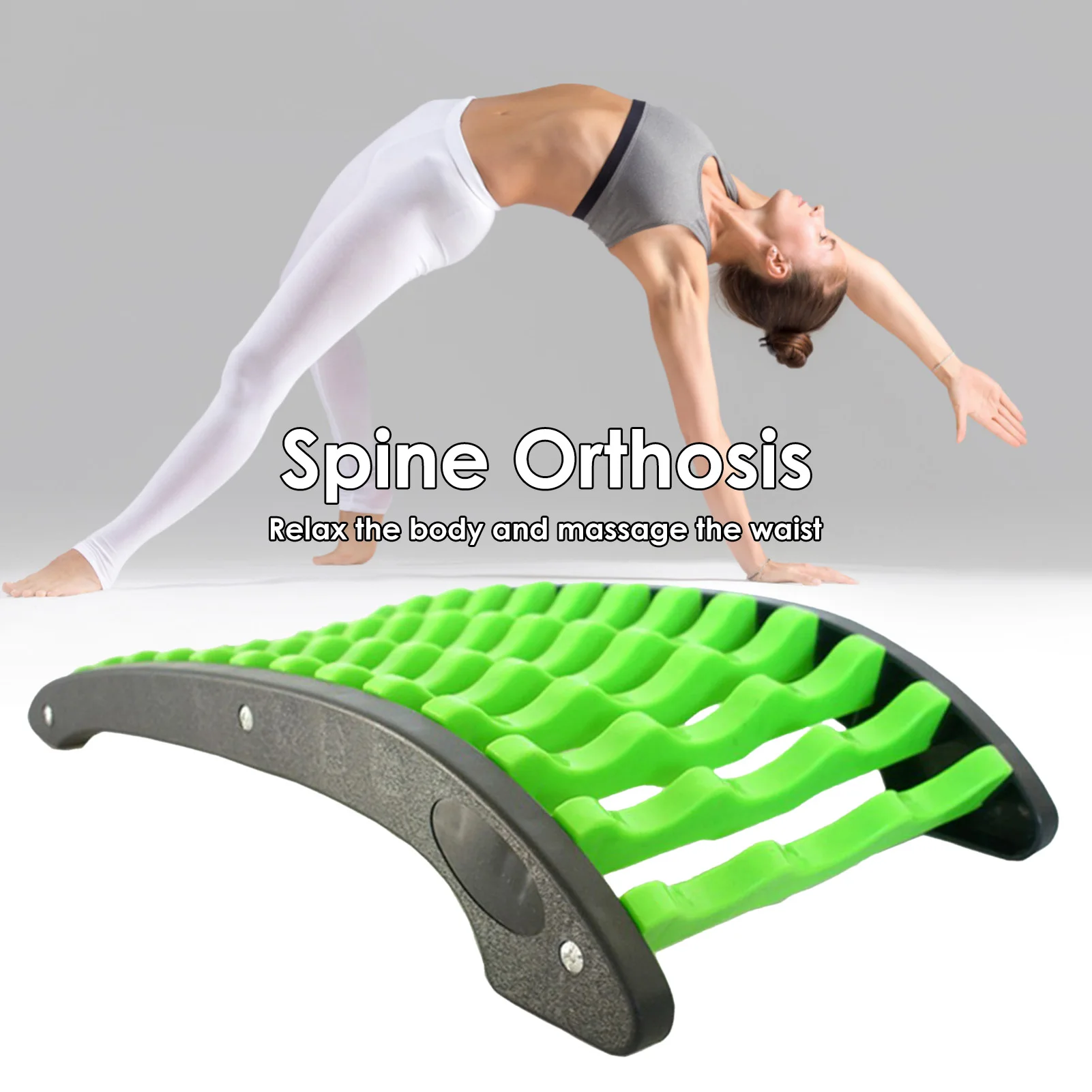 

Spine Soothing Frame Spine Lumbar Massage Spine Orthosis Comfortable Relaxation Massage Cushion Massage Equipment