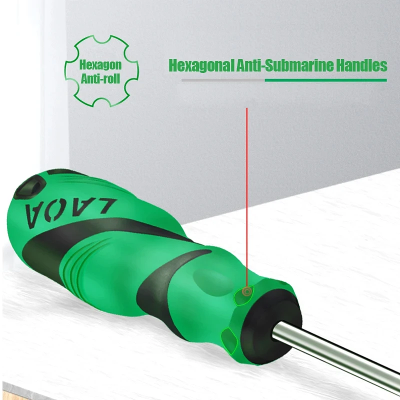 1 шт. шестигранная отвертка с магнитным креплением и нескользящей ручкой