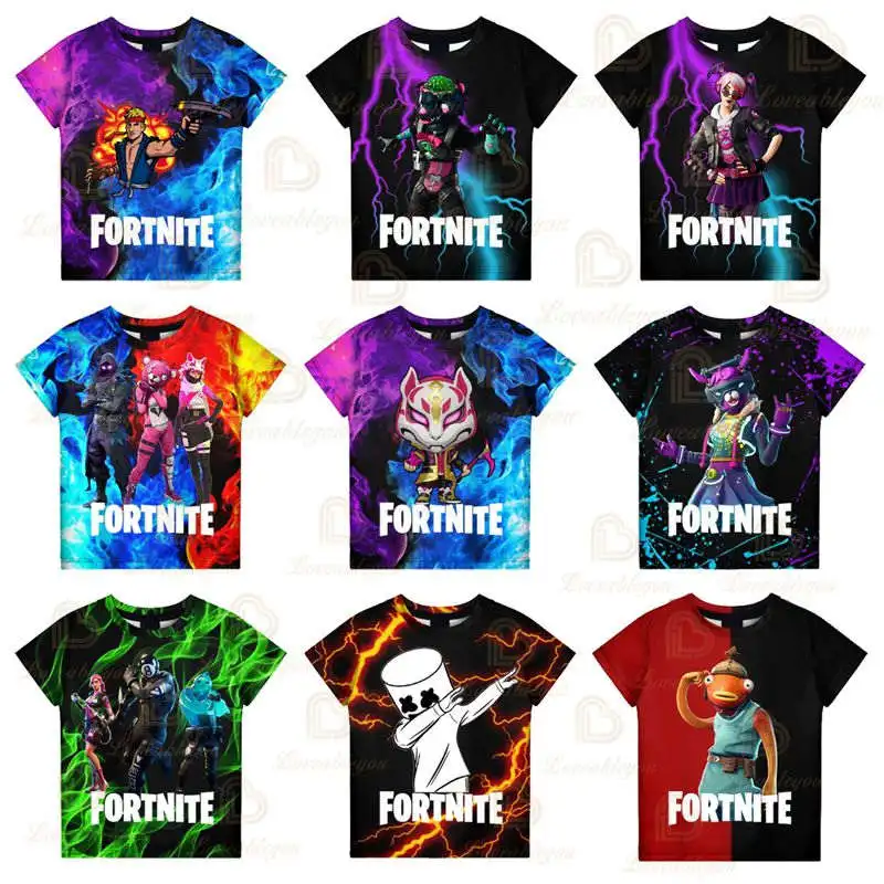 

Men and Women Kids T-shirt Fortnite Victory Child Wear Battle Royale 3d Swearshirt Boys Girls Tops Hero Tshirt Teen Clothes