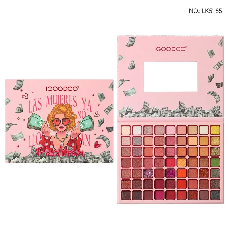 

63 Colors Eye Shadow Palette Glitter Pearly Eyeshadow Palette Nude Long Lasting Charming Eyes Make Up Palette Cosmetics for Girl