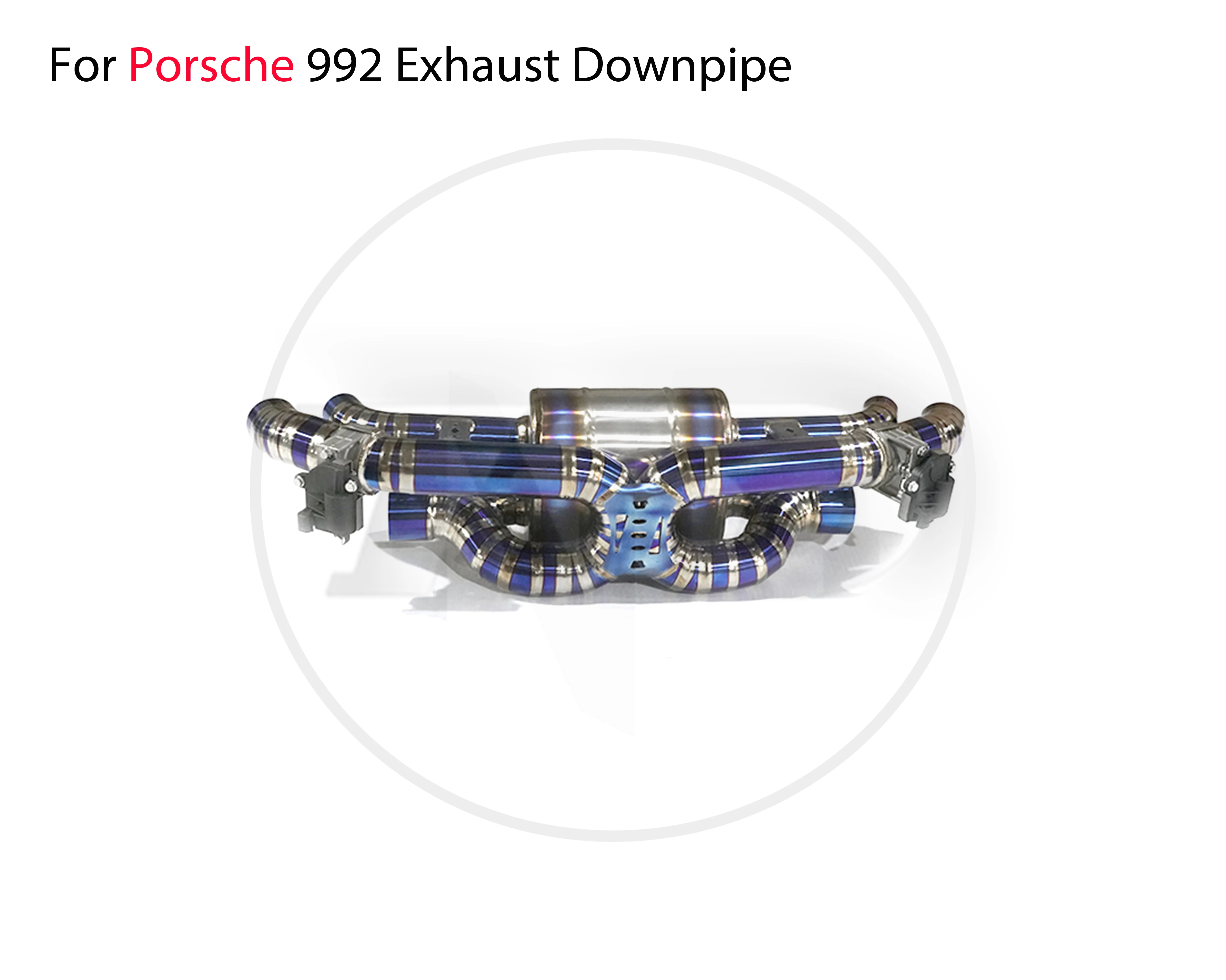 Титановый клапан выхлопной системы HMD Catback для Porsche 911 992 Carrera 3.0T глушитель