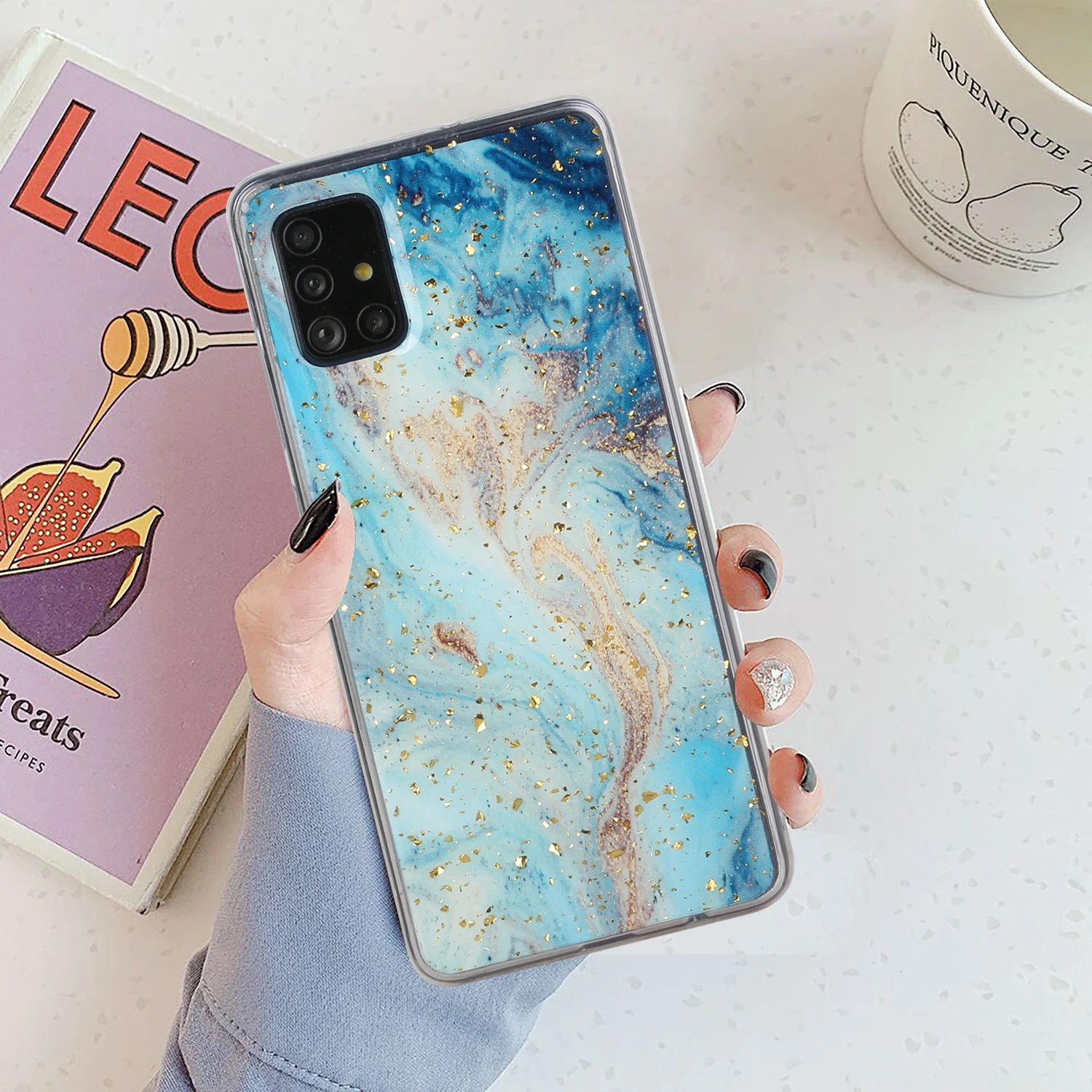 

Fashion Irregular Color Marbling Protection Phone Case For Samsung Galaxy A02 A12 A20 A32 A42 A50 A51 A52 A71 A72 F62 S 5G Case