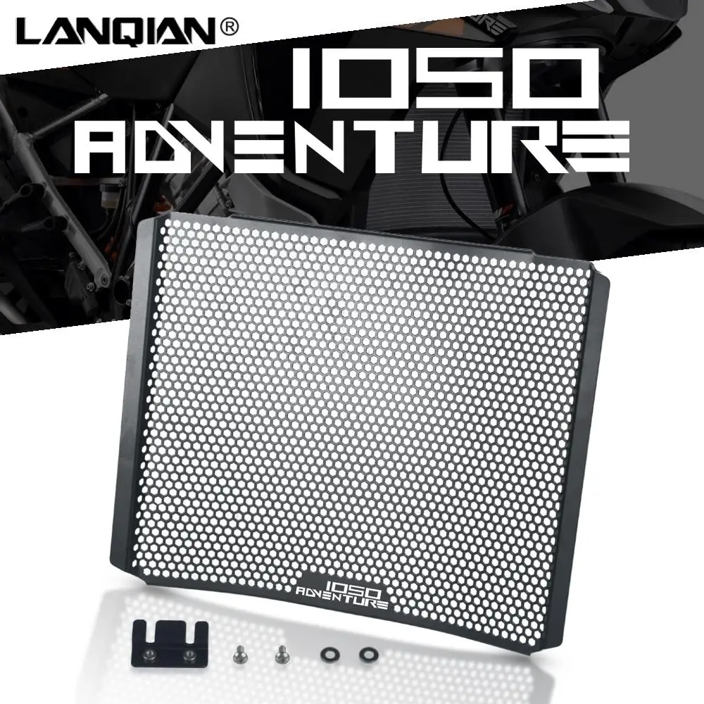 

For 1050 Adventure Motorcycle Accessories Aluminum Radiator Grille Protective Guard Cover 1050 ADV / Adventure 2015 2016