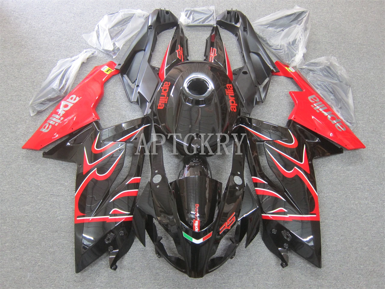 

High Quality ABS Motorcycle Fairings kit Fit For Aprilia RS125 2006 2007 2008 2009 2010 2011 Bodywork Set Custom Red Black