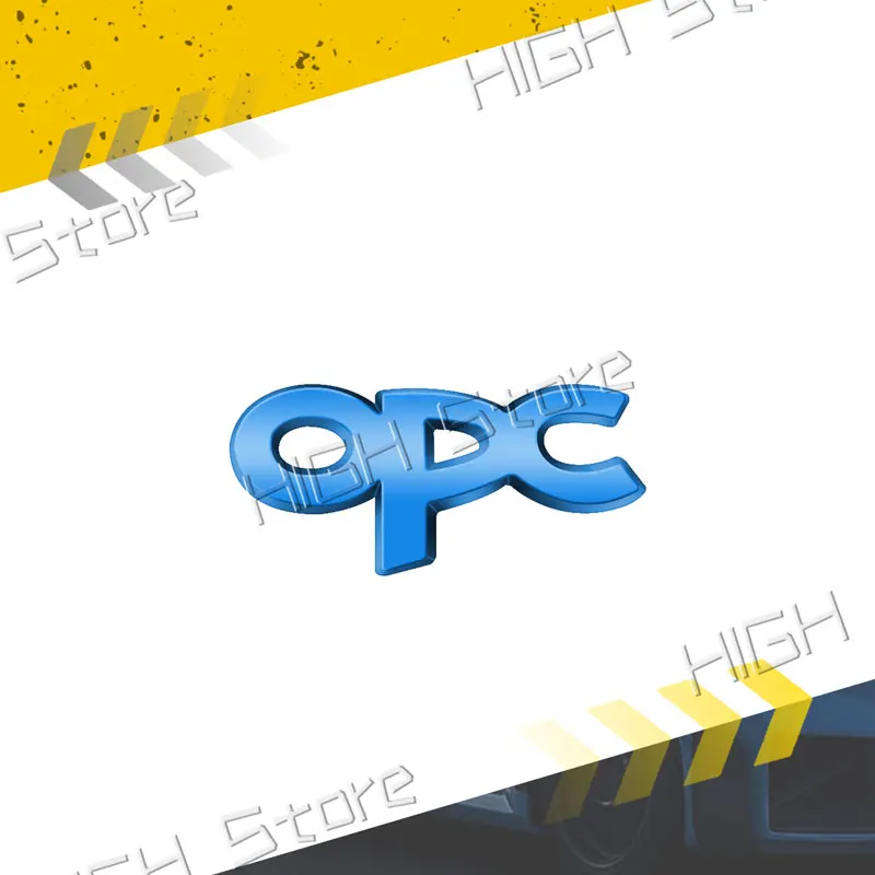 

3D маленькая металлическая наклейка для салона автомобиля с логотипом OPC, наклейка с эмблемой на руль для Opel Astra G H J K Zafira B Corsa C D Insignia