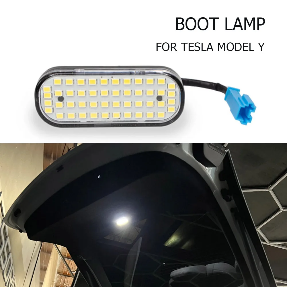

For Tesla Model Y Replacement LED Trunk For Tesla Model Y 48LED Beads Ultra-Bright Easy-Plug Lighting Car Light Bulbs Kit