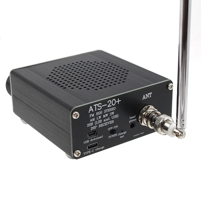 

Новинка фотомагнитола с радио ресивером ATS20 V2 SI4732 FM AM (MW & SW) SSB (LSB и USB) с батареей + антенной + динамиком + чехлом