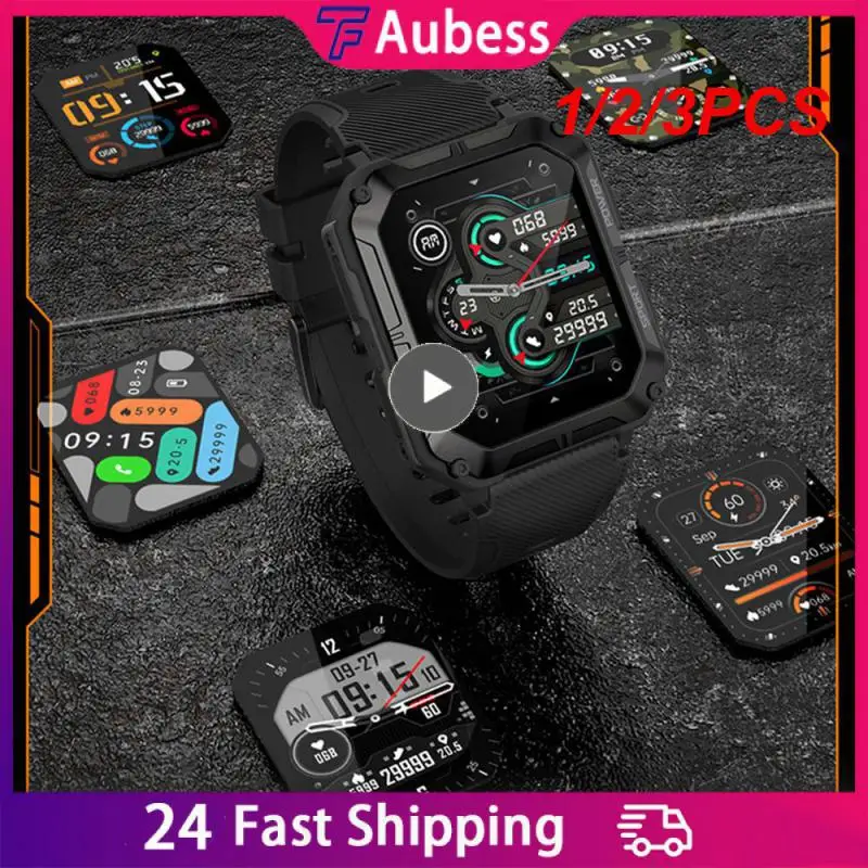 

1/2/3 шт., мужские Смарт-часы с пульсометром и тонометром