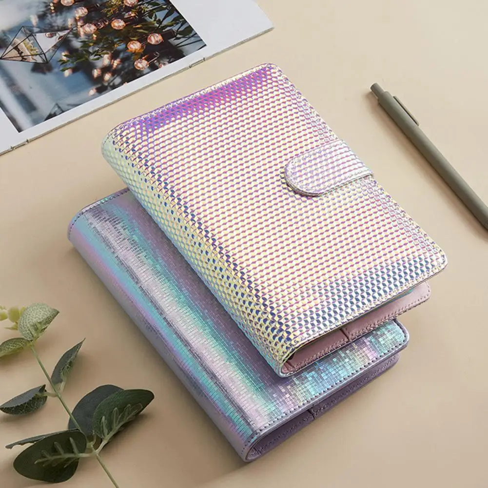 

1 Set A6 Diary Notebook Lasers Waterproof Magnetic Buckle Dust-proof Smooth Writing Travel Notebook