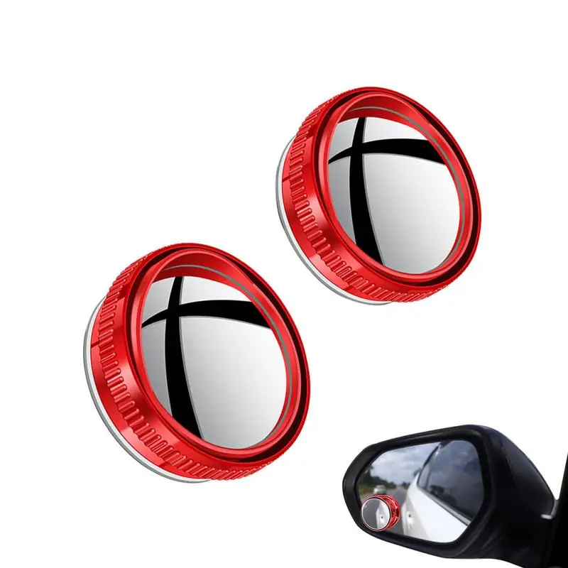 

Blind Spot Mirror For Car 2 Pack Convex Rearview Mirror Accessories 360 Wide Angle Suction Cup Mirror For Cars Trucks Rear View