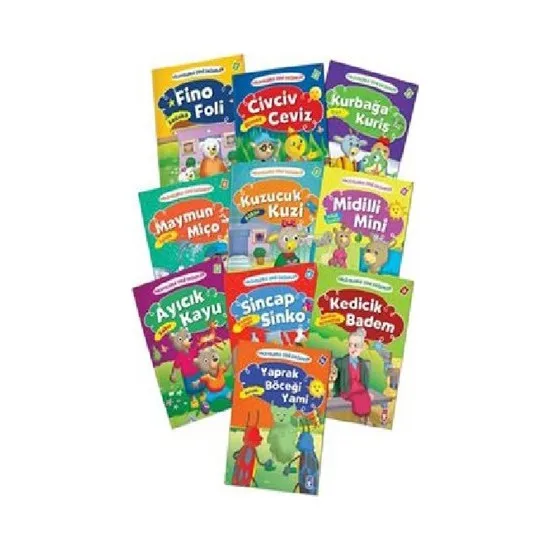 

Hikâyelerle Religious Values (10 Book) Asiye Original Aslaner Turkish Books Fairy Tale & Story Children books