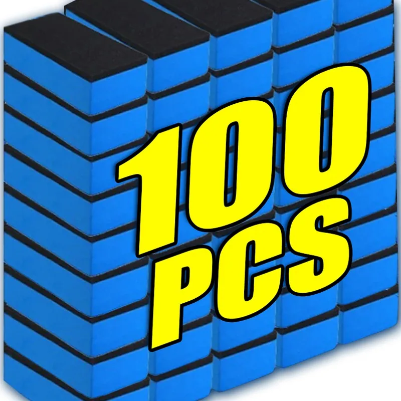 

100/1 шт., губка для полировки автомобиля, стекло, нано-аппликатор, подушечки, полировальный воск, керамическое покрытие, губки, щетки, инструменты для автоматической чистки