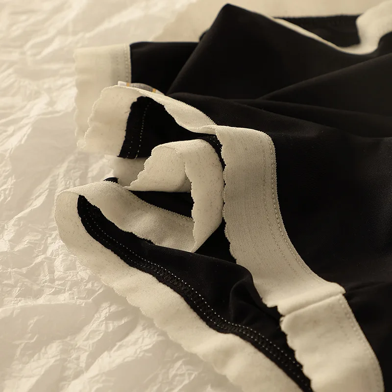 3Pcs/set Women Pure Cotton Underwear Seamless Ice Silk Breathable Soft Briefs Mid-Waist Underpants Female Skin-Friendly Lingerie - купить по