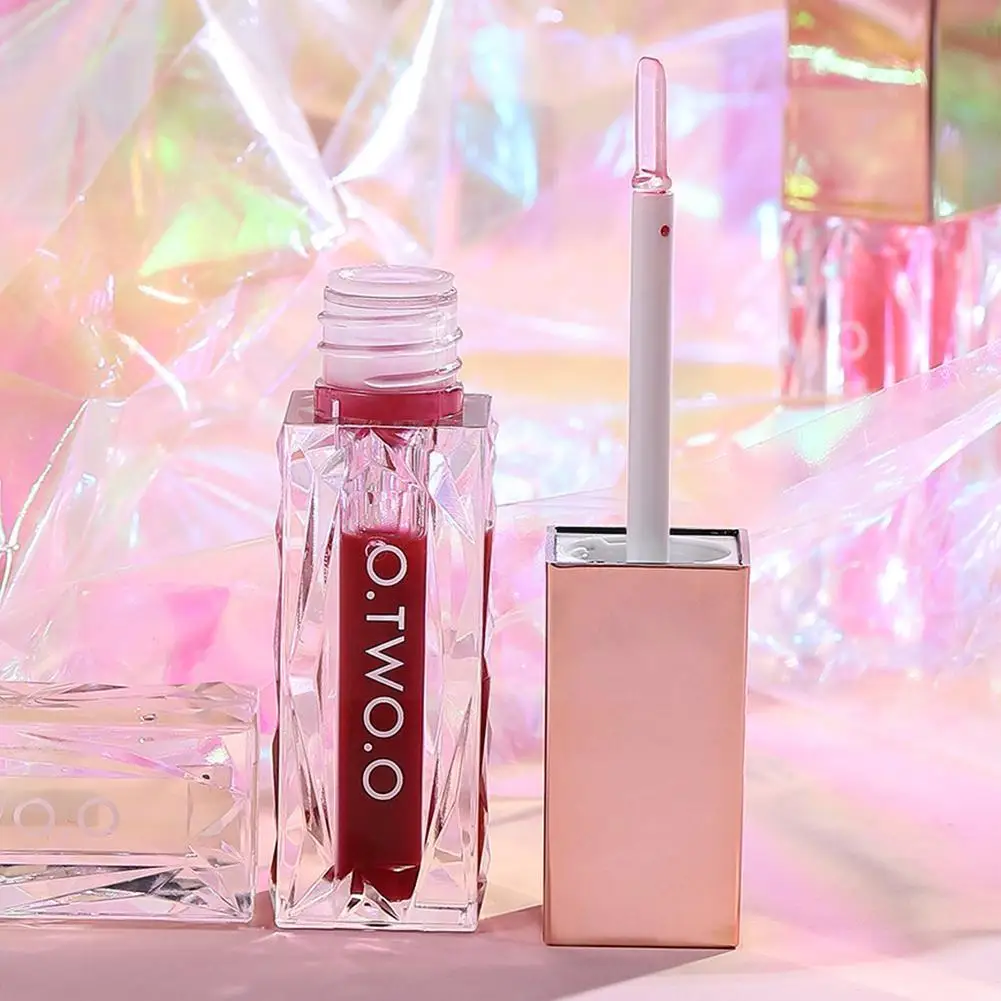 

Зеркальная стеклянная глазурь для губ естественный увлажняющий прозрачный блеск для губ легко не выцветает кристальная чашка антипригарн...