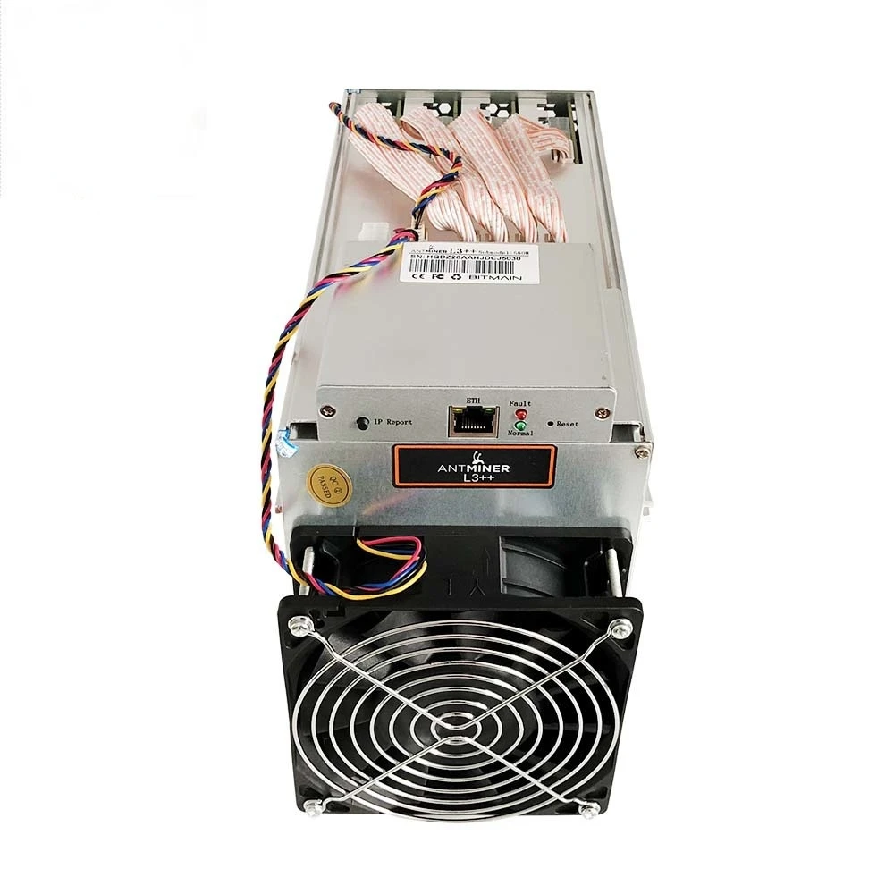 

L3++ 504Mh/S 580M 600Mh Scrypt Algorithm Plus Used Mining Asic Hashboard Litecoin Miner Bitmain Antminer L3++ With Power Supply