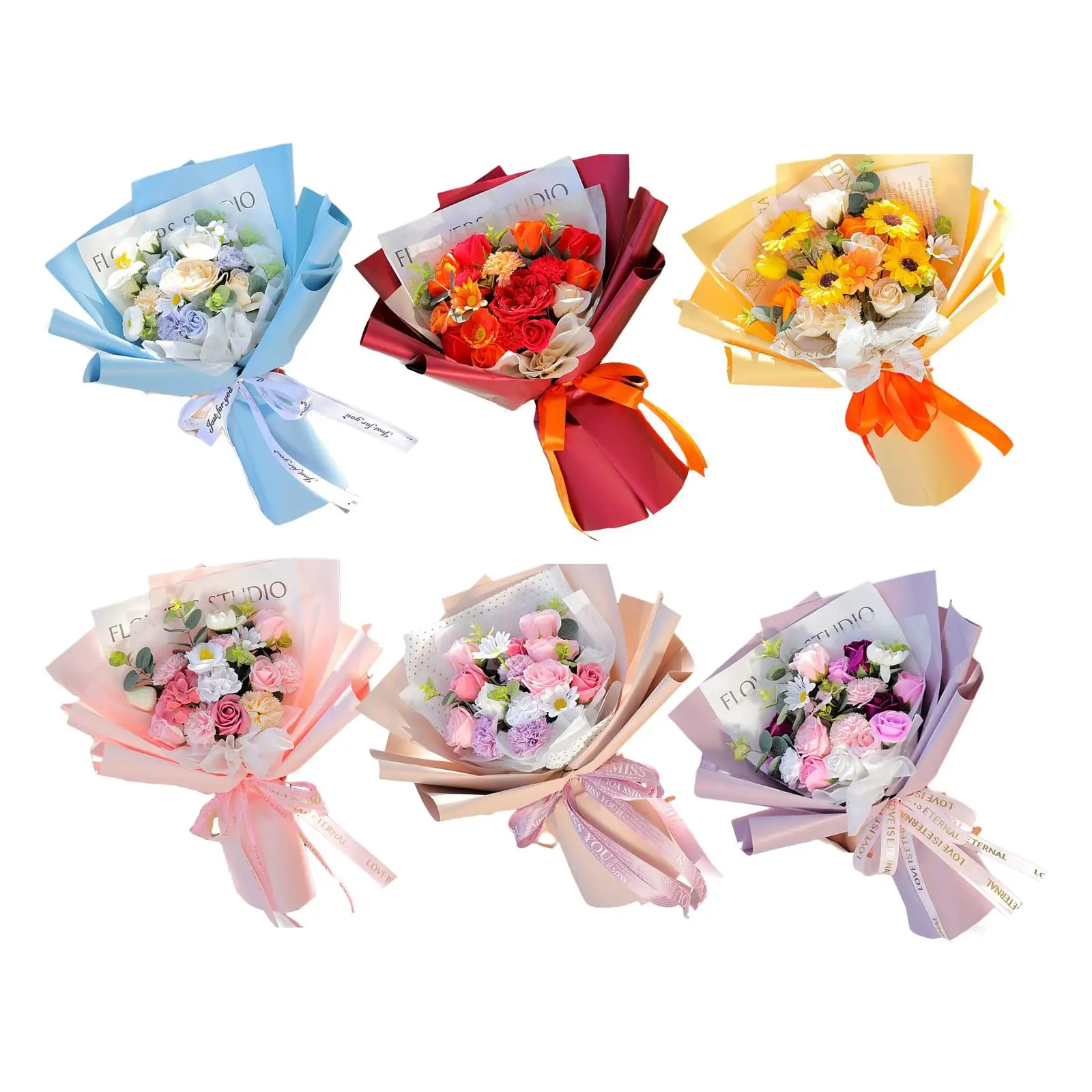 

Luxury Beautiful Soap Bouquet, Floral Scented for Birthday Teachers' Day