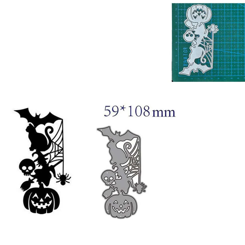 

Halloween Pumpkin Metal Craft Dies Cutting Diy Scrapbooking Paper Handmade Mold 2022 Blade Punch Embossing Stencils