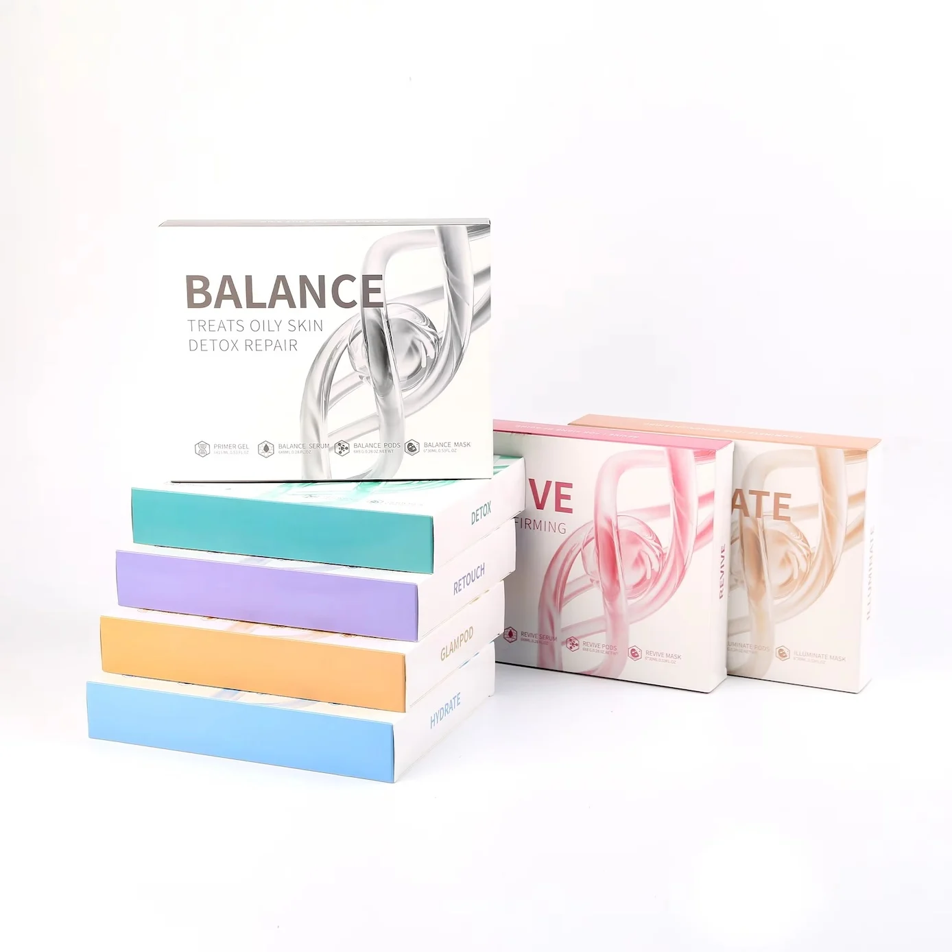 Фото Капсулы CO2 для кислородной терапии LuxuryKits: сыворотка и кислородные капсулы для аппарата CO2 Bubble Facial Machine, набор 4-в-1, гель-сыворотка, маска CO2-капсула №1