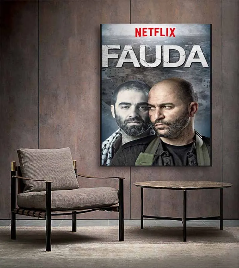 

Fauda Action TV Show Poster Abstract Decoration Canvas Print Painting Poster Art Wall Pictures For Living Room Home Decor