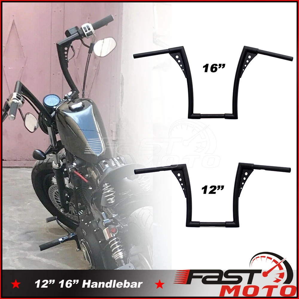 

1-1/4" King Ape Hangers Handlebars for Harley FLST FXST Sportster XL Custom Softail Dyna Breakout Street Bob Touring Handle Bar