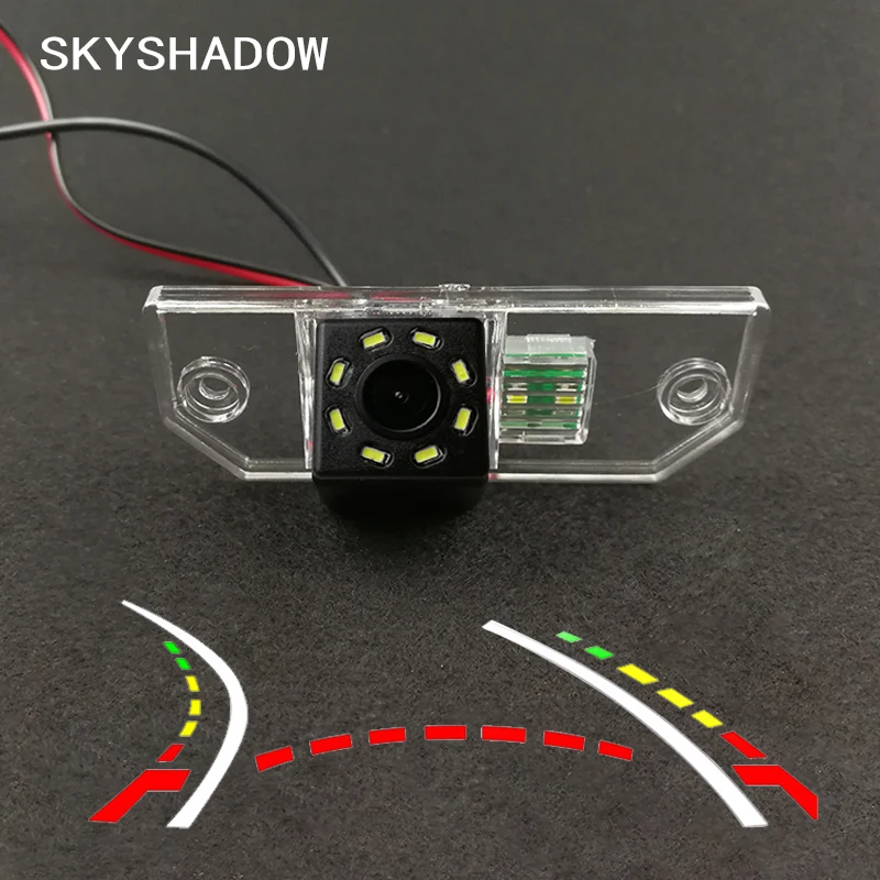 Беспроводная задняя камера для автомобиля CCD Fisheye 4 8 12 Led Dynamic Night Vision для Ford Focus Sedan 2 3 2008-2012 C-Max C Max Mondeo.