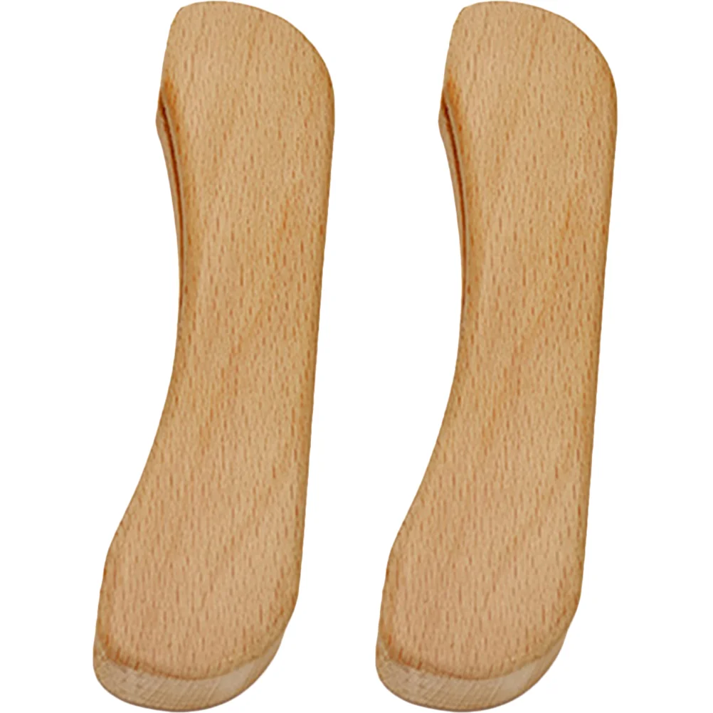 

Handle Pot Cover Pan Holder Sleeve Grip Hot Non Frying Holders Wooden Iron Potholder Silicone Grips Rubber Pans Skillet Pinch
