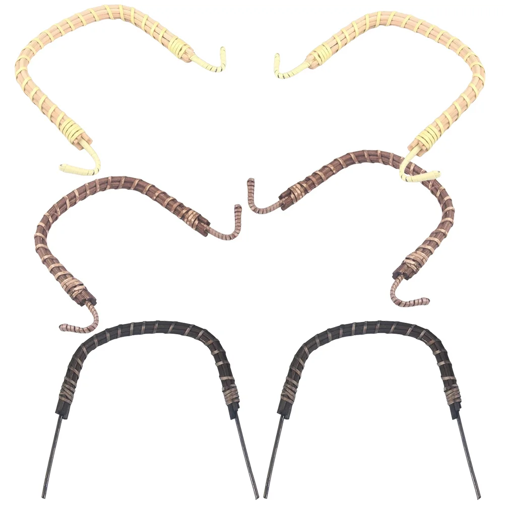 

6 Pcs Pottery Tea Pots Handle Metal Waterbottle Kettle Handles Tray Handles Beam Pot Handle Replaceable Teapot Supplies