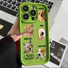 How Many Dogs Anti Fall Back Cover for iPhone X XR XS Max Phone Case for iPhone 11 12 13 14 Pro Max 15 7 8 Plus Shockproof Capas
