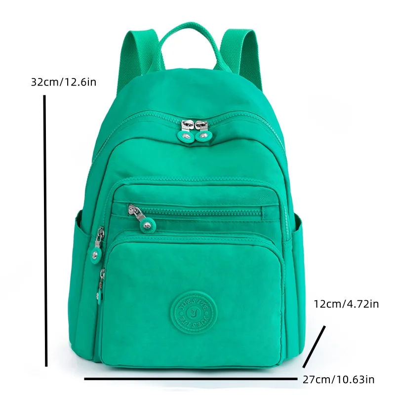 Рюкзак женский из ткани Оксфорд повседневная простая многослойная Сумка в