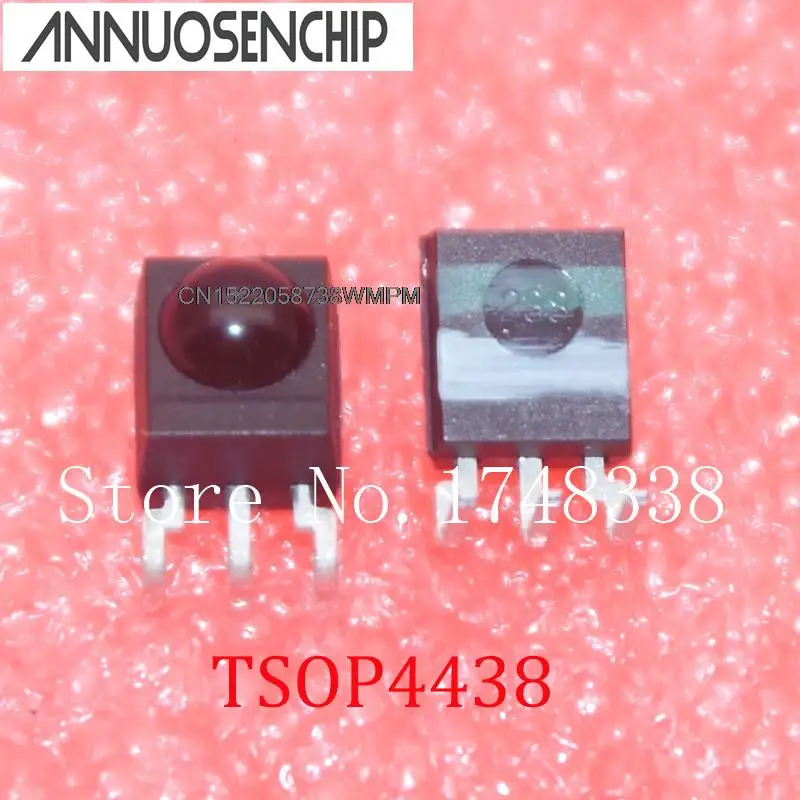Модуль приемника 50 шт. Новый и оригинальный TSOP 4438 V4438 38 kHz IR DIP-3 TSOP4438 - купить по